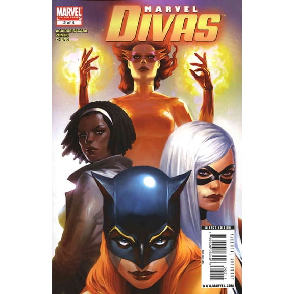 Marvel Divas #2 VF ; Marvel Comic Book