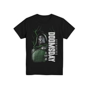 Marvel Doctor Doom, Boys Graphic Tee with Short Sleeves, Doomsday Lightning, Sizes XS 4/5 XXL18