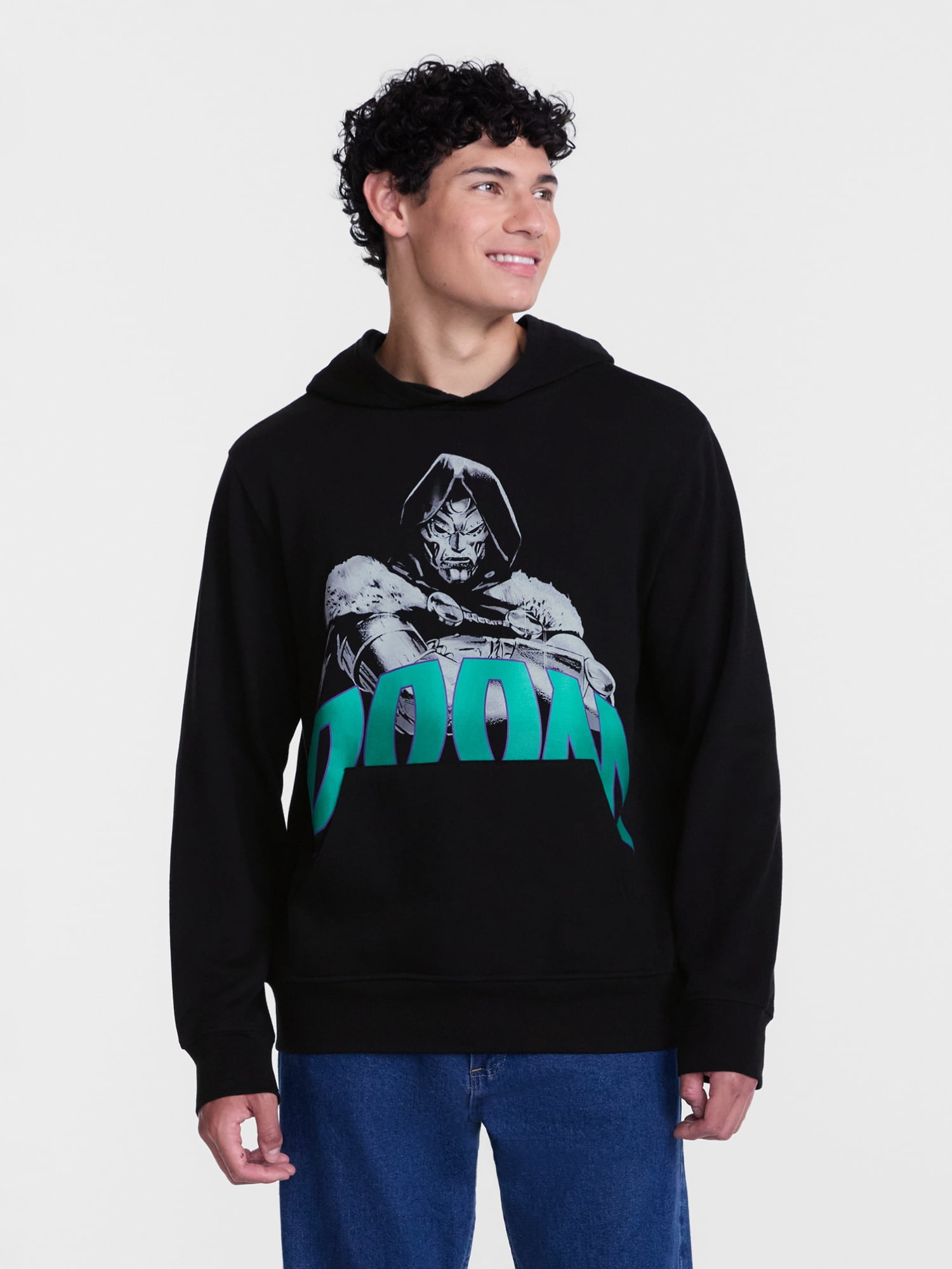 Marvel Doctor Doom Men's and Big Men's Hoodie Sweatshirt, Sizes XS-5XL