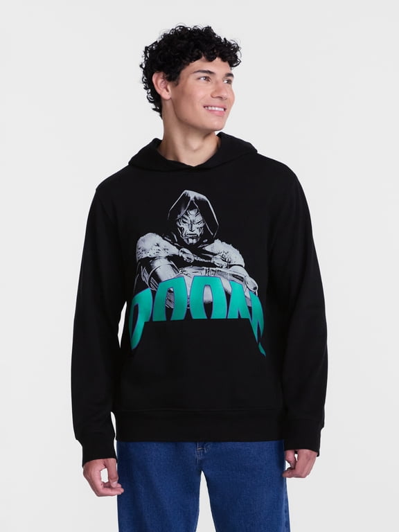 Doctor Doom Men's and Big Men's Hoodie Sweatshirt, Sizes XS-5XL