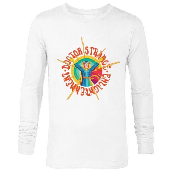 Marvel Doctor Strange Enlightenment Magic Circle Comic - Long Sleeve T-Shirt for Men - Customized-White