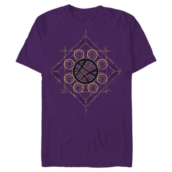 Marvel Doctor Strange Eye of Agamotto - Short Sleeve Blended T-Shirt for Adults - Customized-Purple