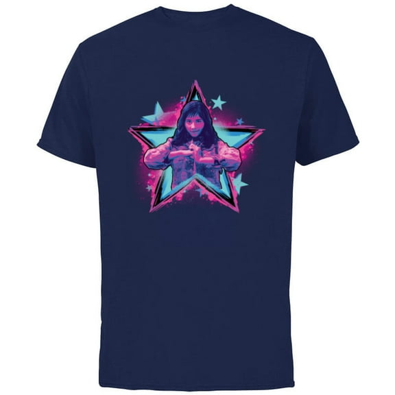 Marvel Doctor Strange Multiverse of Madness America Chavez - Short Sleeve Cotton T-Shirt for Adults - Customized-Navy