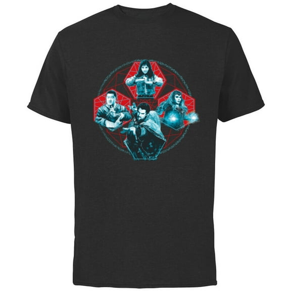 Marvel Doctor Strange Multiverse of Madness Characters - Short Sleeve Cotton T-Shirt for Adults - Customized-Black