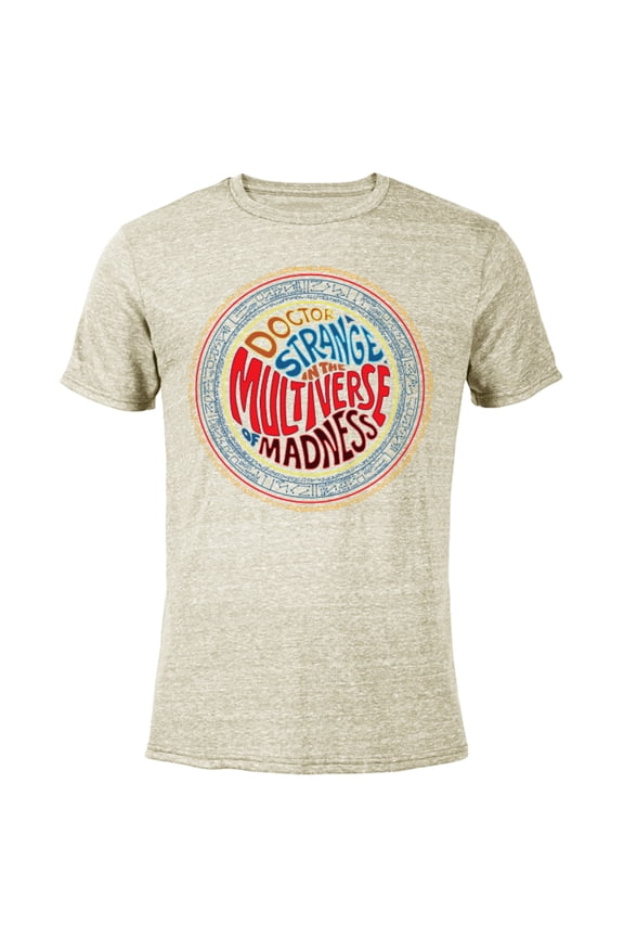 Doctor Strange Multiverse of Madness Colorful Runes - Short Sleeve Blended T-Shirt for Adults - Customized-Yellow