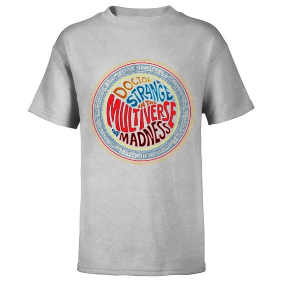 Marvel Doctor Strange Multiverse of Madness Colorful Runes - Short Sleeve T-Shirt for Kids - Customized-Athletic Heather