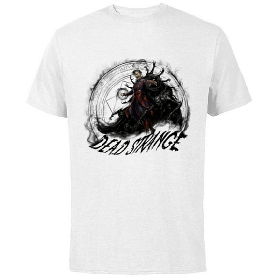 Marvel Doctor Strange Multiverse of Madness Dead Strange - Short Sleeve Cotton T-Shirt for Adults - Customized-White