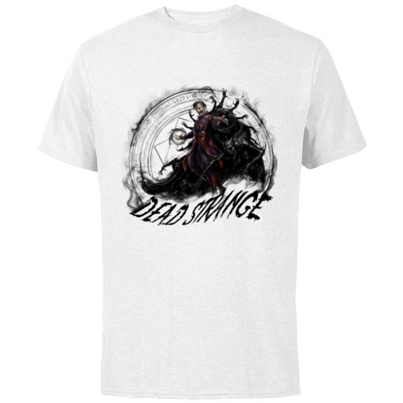 Marvel Doctor Strange Multiverse of Madness Dead Strange - Short Sleeve Cotton T-Shirt for Adults - Customized-White