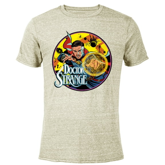 Marvel Doctor Strange Multiverse of Madness Retro Comic - Short Sleeve Blended T-Shirt for Adults - Customized-Yellow