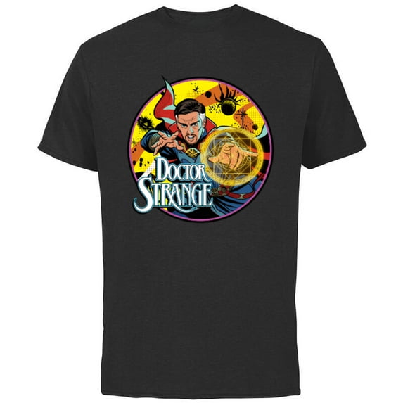 Marvel Doctor Strange Multiverse of Madness Retro Comic - Short Sleeve Cotton T-Shirt for Adults - Customized-Black