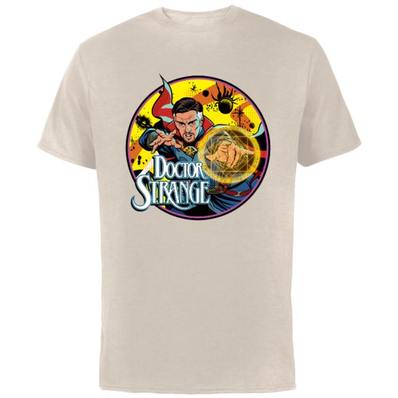 Marvel Doctor Strange Multiverse of Madness Retro Comic - Short Sleeve Cotton T-Shirt for Adults - Customized-Natural