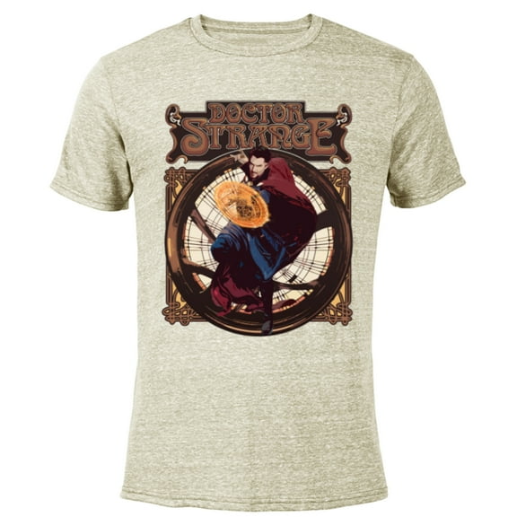 Marvel Doctor Strange Multiverse of Madness Retro Spell - Short Sleeve Blended T-Shirt for Adults - Customized-Yellow