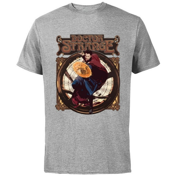 Marvel Doctor Strange Multiverse of Madness Retro Spell - Short Sleeve Cotton T-Shirt for Adults - Customized-Athletic Heather