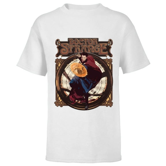 Marvel Doctor Strange Multiverse of Madness Retro Spell - Short Sleeve T-Shirt for Kids - Customized-White