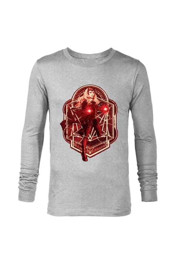 Doctor Strange Multiverse of Madness Scarlet Witch - Long Sleeve T-Shirt for Men - Customized-Athletic Heather
