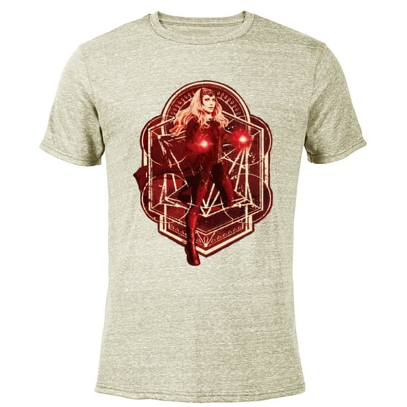 Marvel Doctor Strange Multiverse of Madness Scarlet Witch - Short Sleeve Blended T-Shirt for Adults - Customized-Yellow