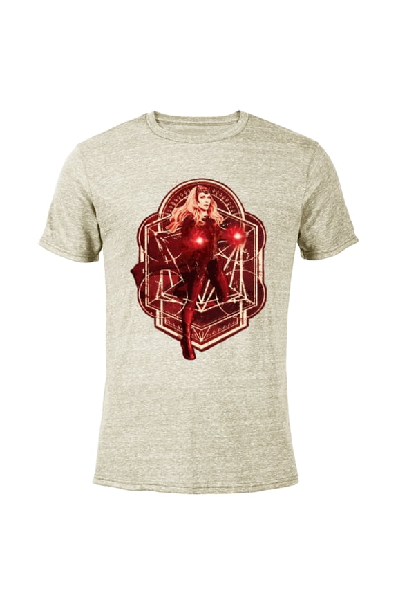 Doctor Strange Multiverse of Madness Scarlet Witch - Short Sleeve Blended T-Shirt for Adults - Customized-Yellow