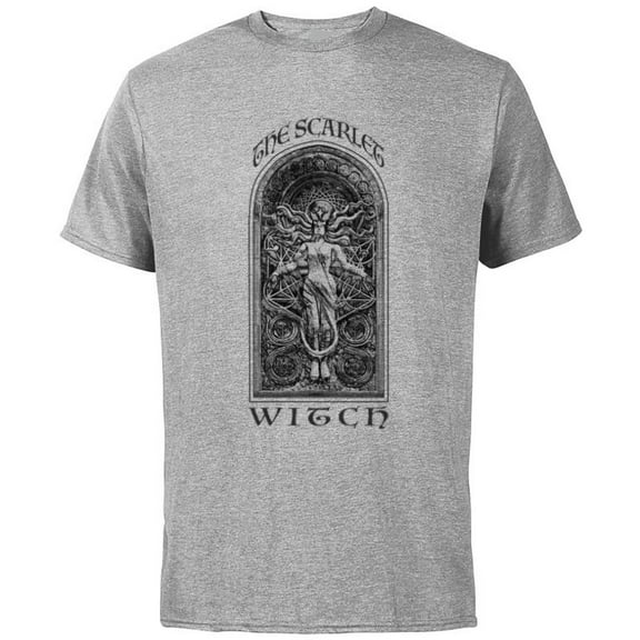Marvel Doctor Strange Multiverse of Madness Scarlett Witch - Short Sleeve Cotton T-Shirt for Adults - Customized-Athletic Heather