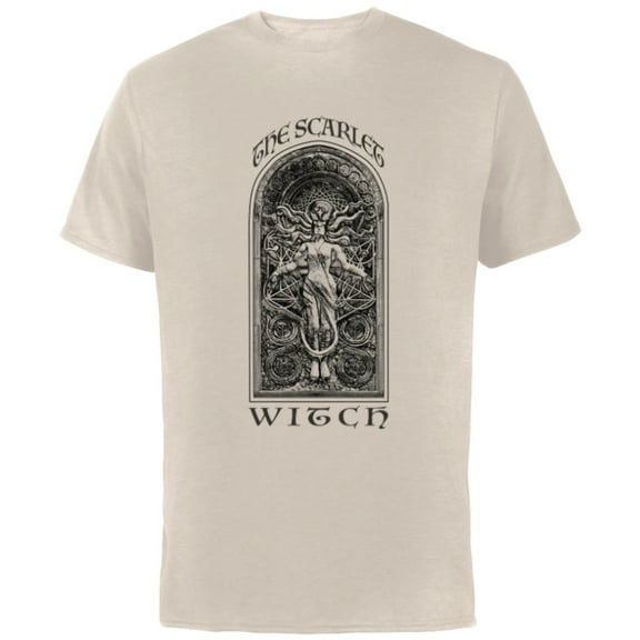 Marvel Doctor Strange Multiverse of Madness Scarlett Witch - Short Sleeve Cotton T-Shirt for Adults - Customized-Natural