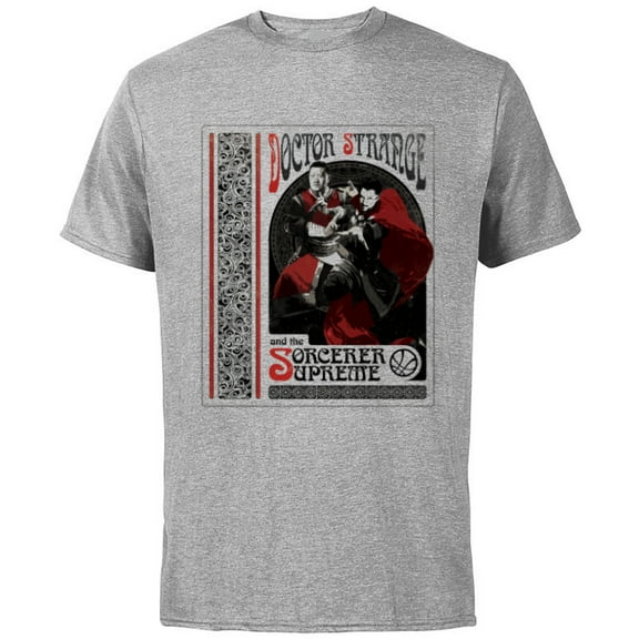 Marvel Doctor Strange Multiverse of Madness Sorcerer Supreme - Short Sleeve Cotton T-Shirt for Adults - Customized-Athletic Heather