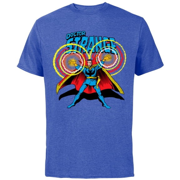 Marvel Doctor Strange Retro Comic Art - Short Sleeve Cotton T-Shirt for Adults - Customized-Royal Heather