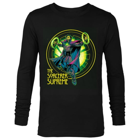 Marvel Doctor Strange The Sorcerer Supreme - Long Sleeve T-Shirt for Men - Customized-Black