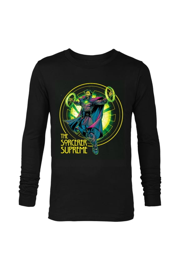 Doctor Strange The Sorcerer Supreme - Long Sleeve T-Shirt for Men - Customized-Black
