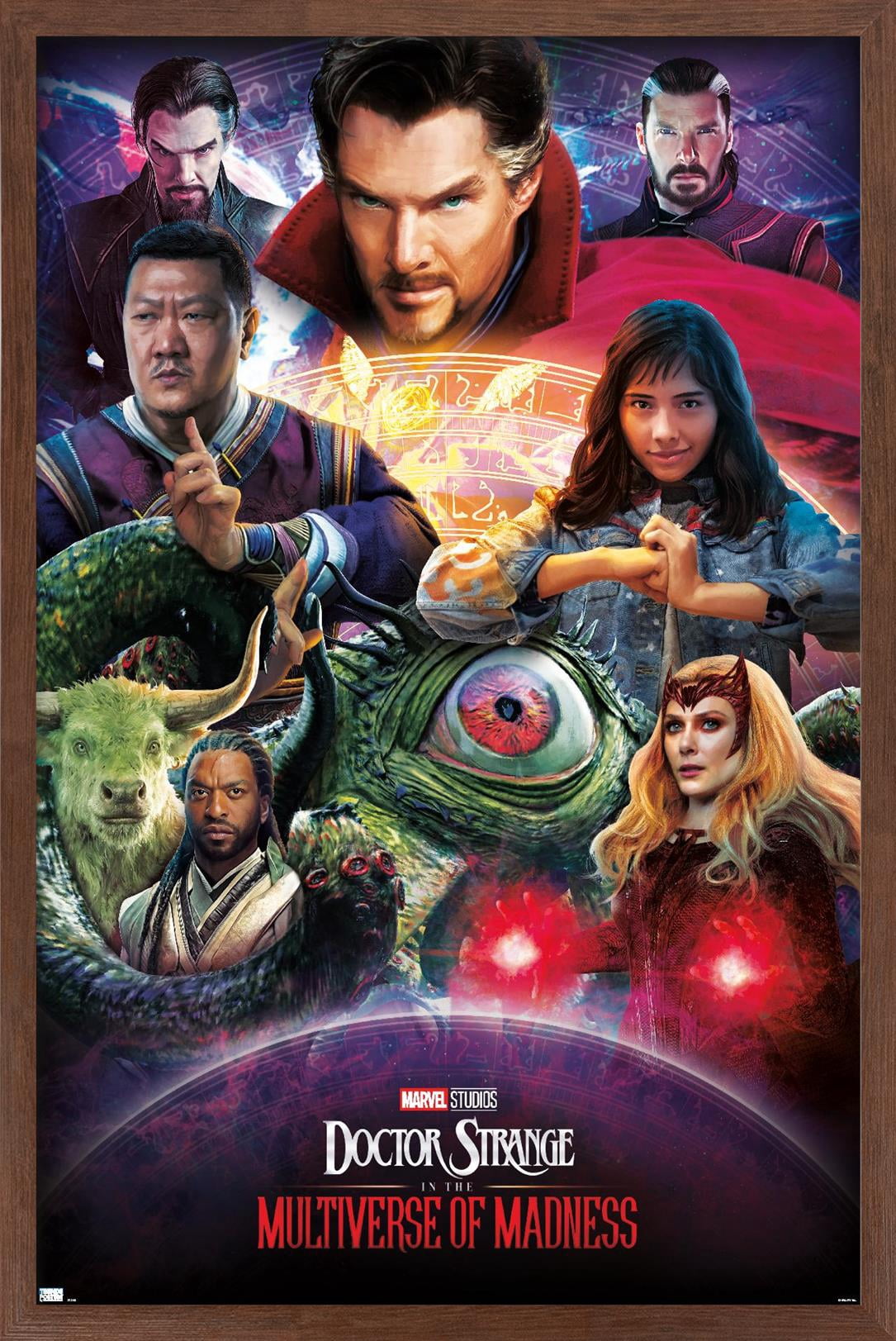Marvel Doctor Strange in the Multiverse of Madness - Amazing Wall Poster, 22.375" x 34" Framed