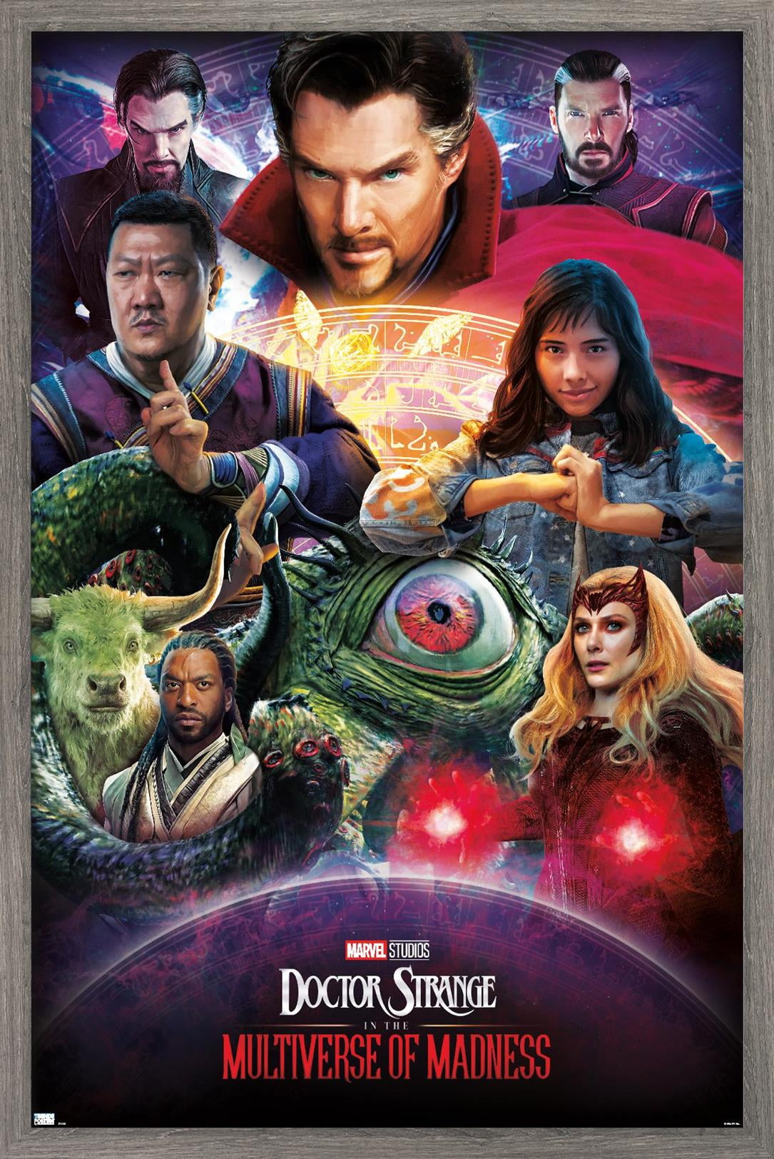 Marvel Doctor Strange in the Multiverse of Madness - Amazing Wall Poster, 22.375" x 34" Framed