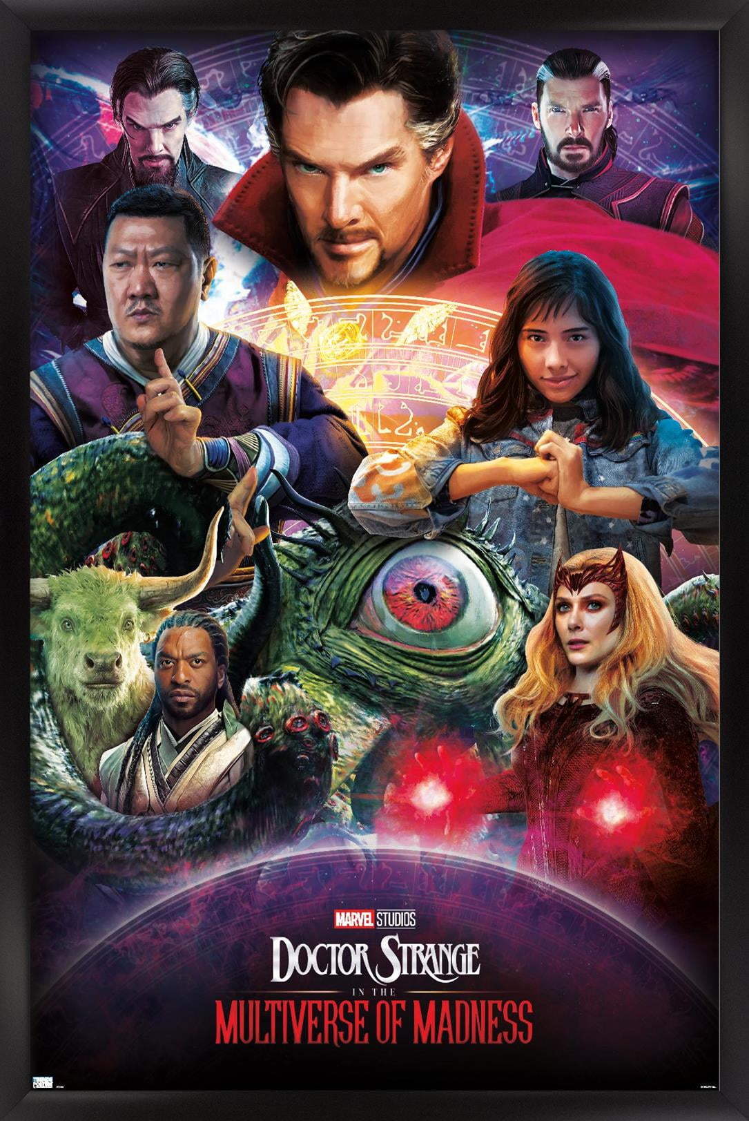 Marvel Doctor Strange in the Multiverse of Madness - Amazing Wall Poster, 22.375" x 34" Framed