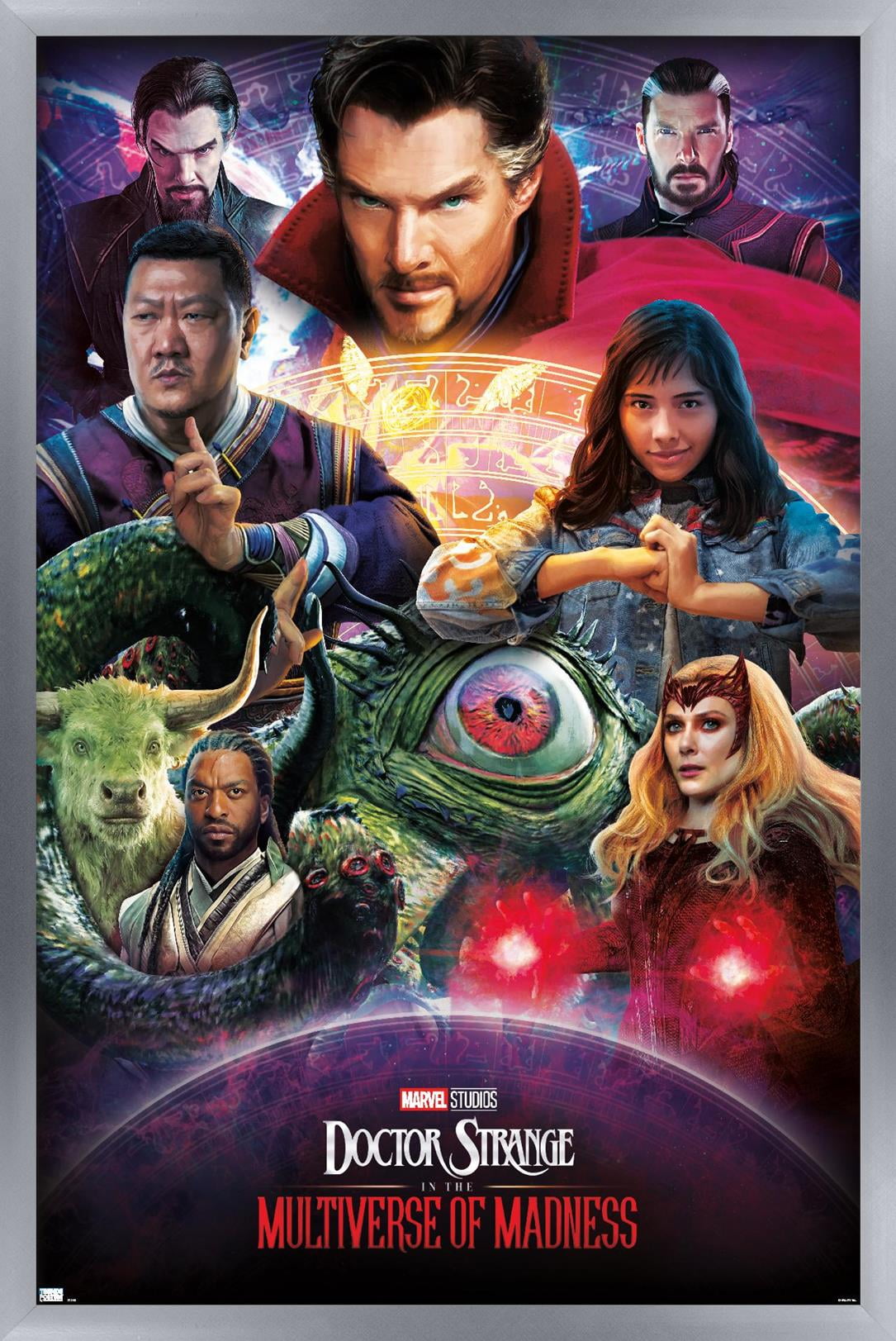 Marvel Doctor Strange in the Multiverse of Madness - Amazing Wall Poster, 22.375" x 34" Framed