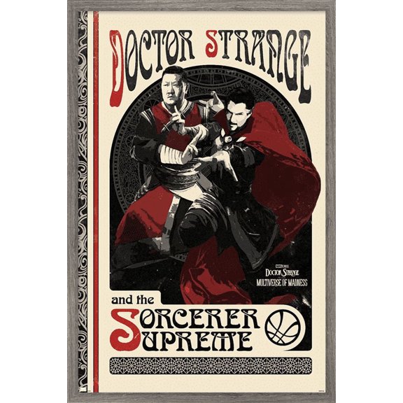 Marvel Doctor Strange in the Multiverse of Madness - Duo Wall Poster, 14.725" x 22.375", Framed