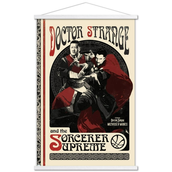 Marvel Doctor Strange in the Multiverse of Madness - Duo Wall Poster with Wooden Magnetic Frame, 22.375" x 34"
