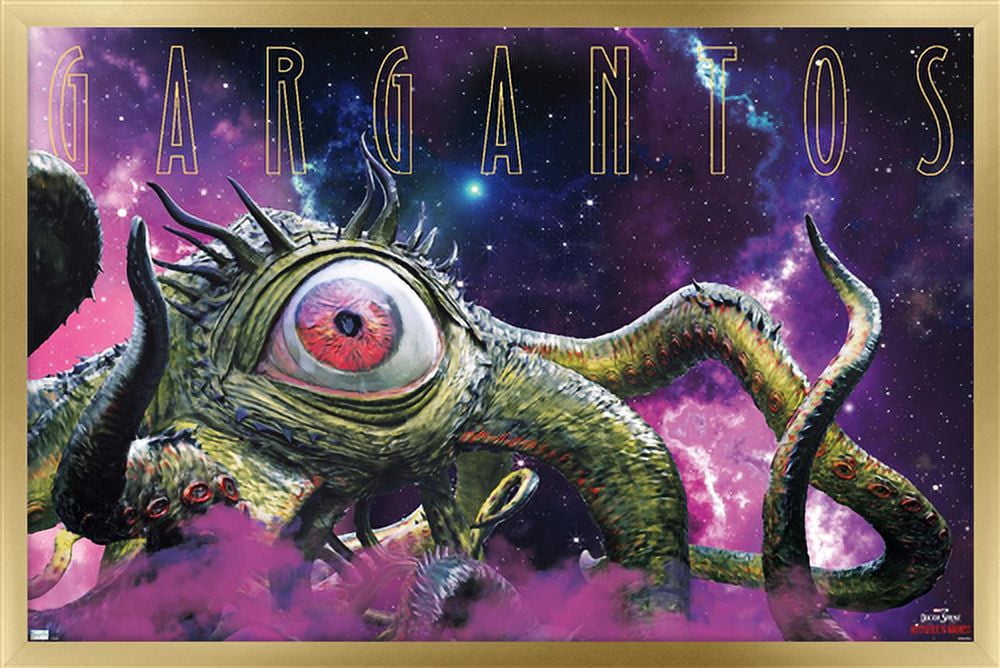 Marvel Doctor Strange in the Multiverse of Madness - Gargantos Wall Poster, 14.725" x 22.375", Framed