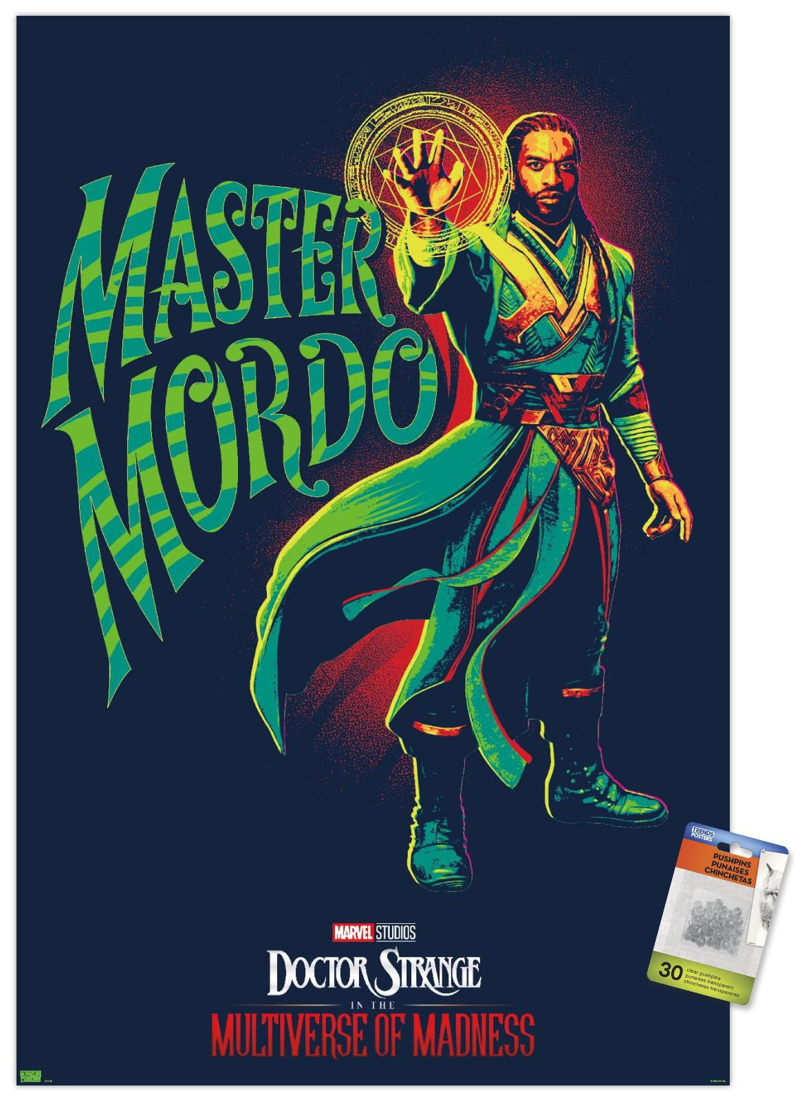 Marvel Doctor Strange in the Multiverse of Madness - Master Mordo Wall Poster with Pushpins, 22.375" x 34"