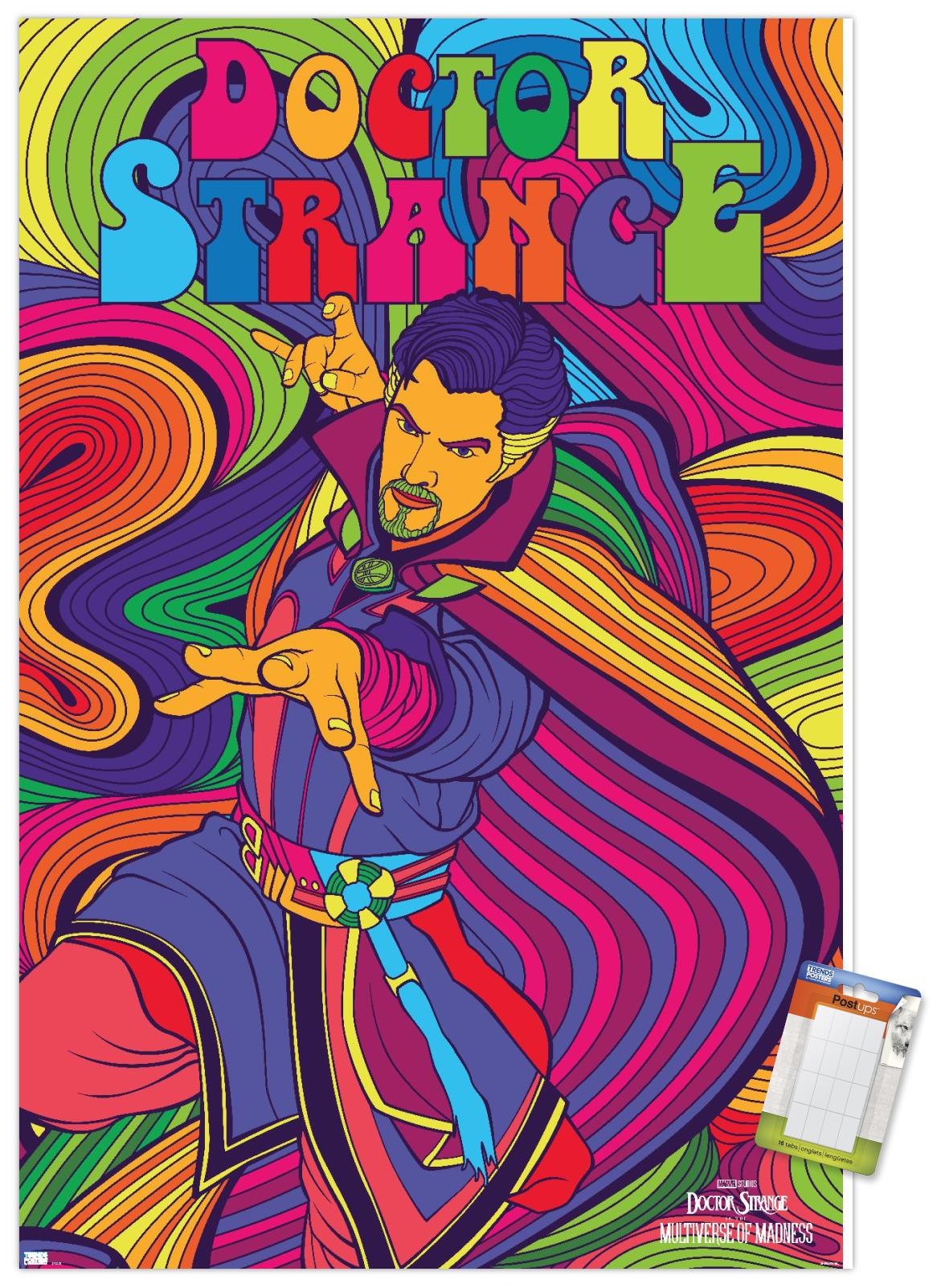 Marvel Doctor Strange in the Multiverse of Madness - Neon Wall Poster, 22.375" x 34"