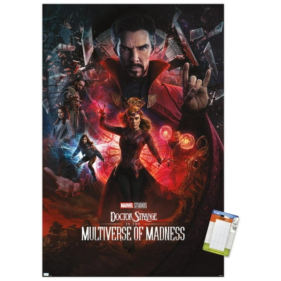 Marvel Doctor Strange in the Multiverse of Madness - One Sheet Variant Wall Poster, 22.375" x 34"
