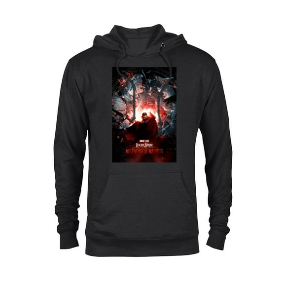 Marvel Doctor Strange in the Multiverse of Madness Poster - Pullover Hoodie for Adults - Customized-Black