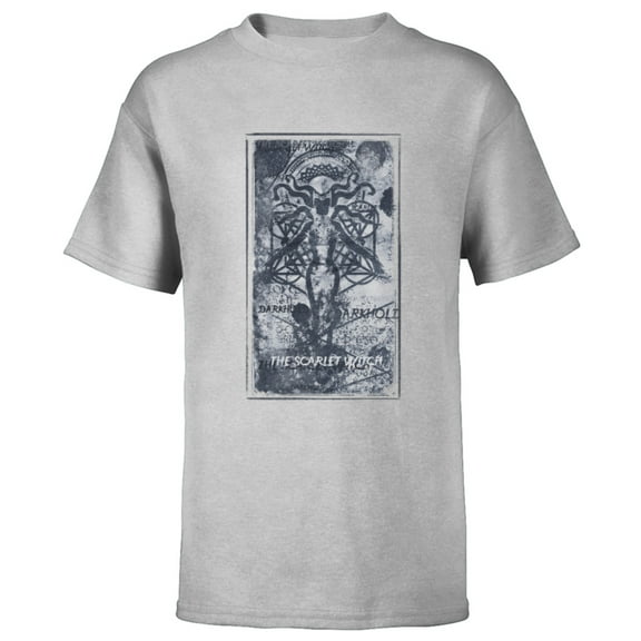 Marvel Doctor Strange the Scarlett Witch Darkhold - Short Sleeve T-Shirt for Kids - Customized-Athletic Heather