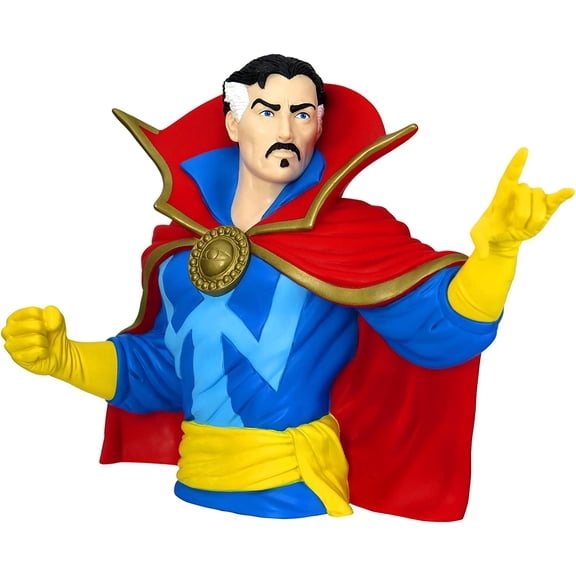 Marvel Dr. Strange Bust Bank Action Figure,Multi-colored,4"