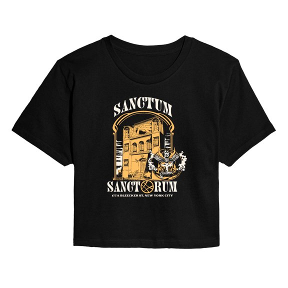 Marvel - Dr. Strange Sanctum Sanctorum - Juniors Cropped Graphic T-Shirt