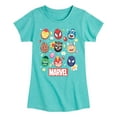 thumbnail image 1 of Marvel - Easter Egg Group - Girls Fitted Short Sleeve Graphic T-Shirt, 1 of 5