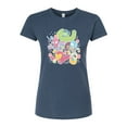 thumbnail image 1 of Marvel - Easter Stickers - Juniors Fitted Graphic T-Shirt, 1 of 5