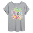 thumbnail image 1 of Marvel - Easter Stickers - Women's Oversized Graphic T-Shirt, 1 of 5