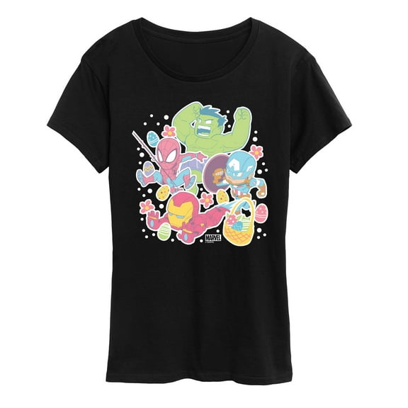 Marvel - Easter Stickers - Women's Short Sleeve Graphic T-Shirt