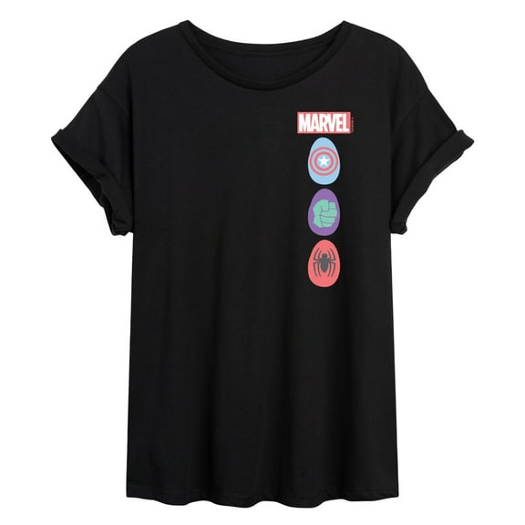 Marvel - Easter - Women's Oversized Graphic T-Shirt