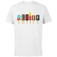 thumbnail image 1 of Marvel Eat The Universe Avengers Summer Popsicles - Short Sleeve Cotton T-Shirt for Adults - Customized-White, 1 of 5