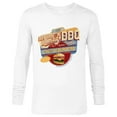 thumbnail image 1 of Marvel Eat The Universe Repulsor Blast BBQ Cheeseburger - Long Sleeve T-Shirt for Men - Customized-White, 1 of 5