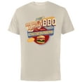 thumbnail image 1 of Marvel Eat The Universe Repulsor Blast BBQ Cheeseburger - Short Sleeve Cotton T-Shirt for Adults - Customized-Natural, 1 of 5
