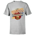 thumbnail image 1 of Marvel Eat The Universe Repulsor Blast BBQ Cheeseburger - Short Sleeve T-Shirt for Kids - Customized-Athletic Heather, 1 of 5